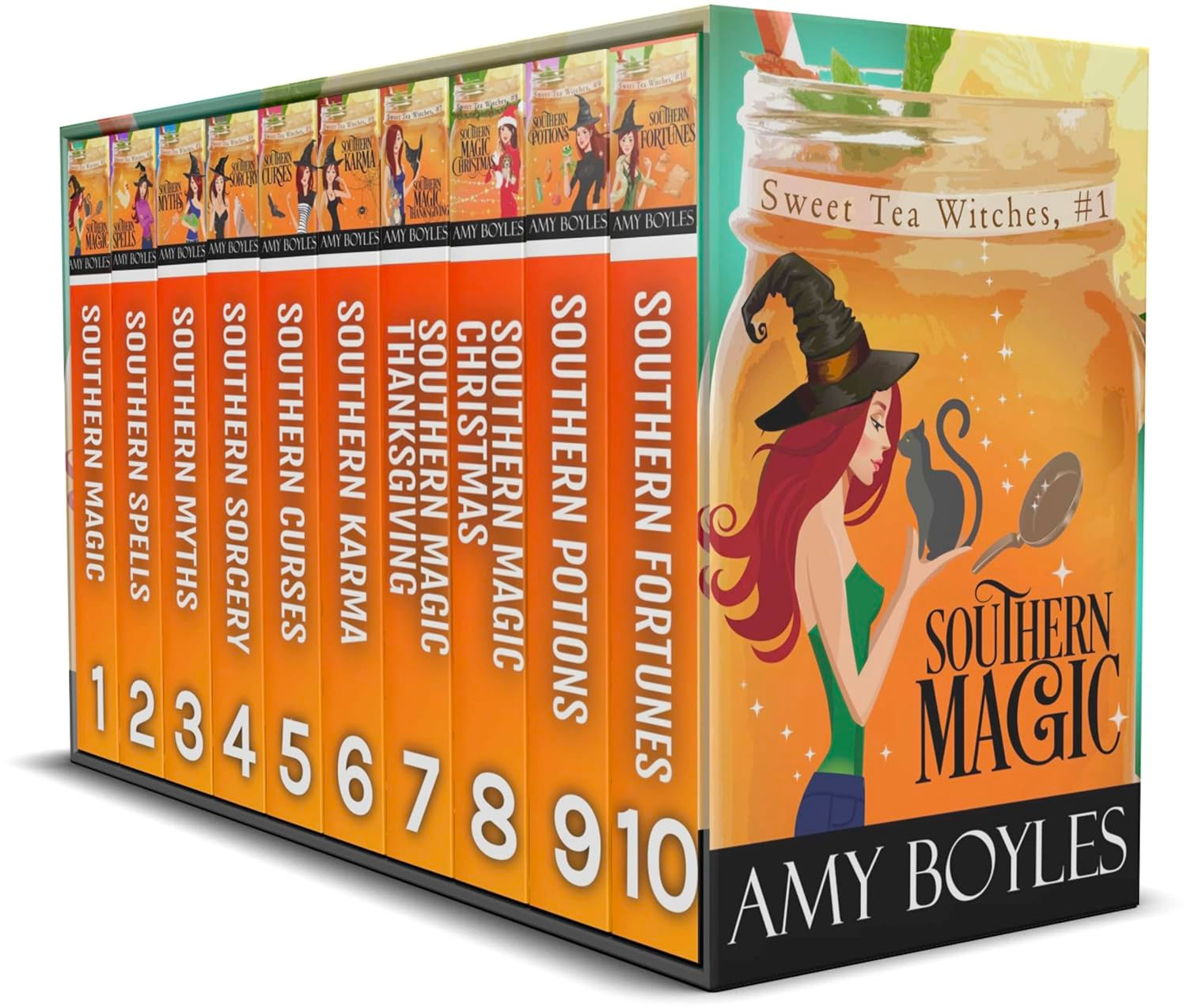 Sweet Tea Witch Mysteries Books 1-10: Hysterical Southern Cozy Mysteries